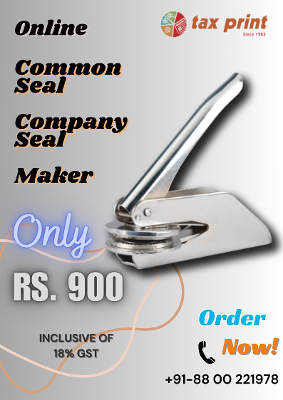 Company Seal - Common Seal | Online company seal maker- Tax Print